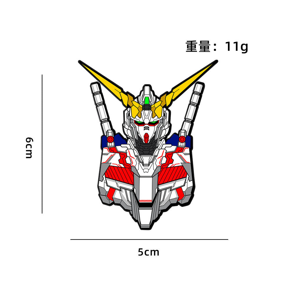 Pin Badge CZ3431 Anime Mecha Robot Head Enamel Pin Badge – Mecha Helmet Collectible