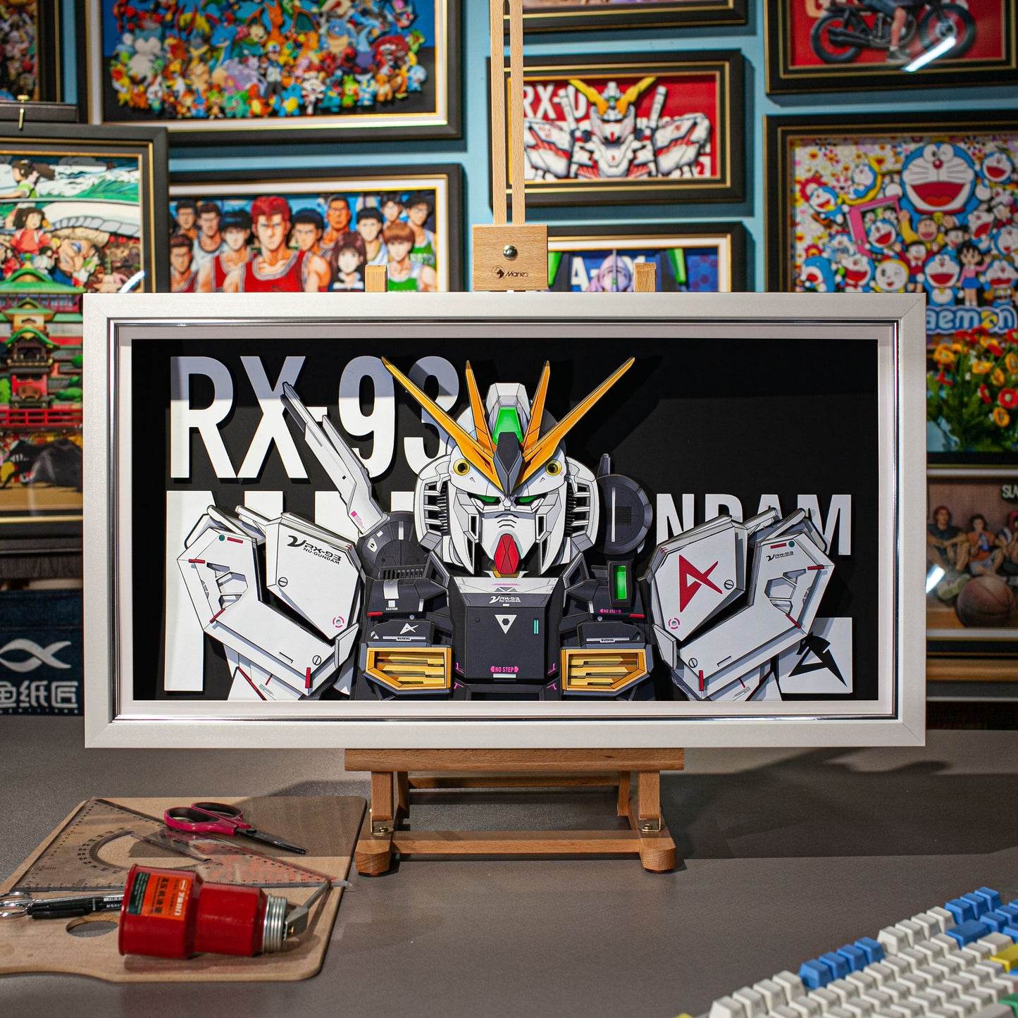 Framed Arts Handmade 3D Decor Paper Art RX-93 Nu Picture