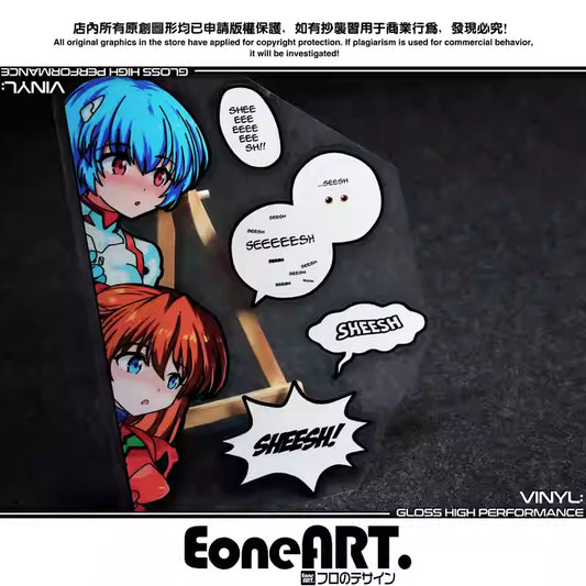 Stickers Reflective Mecha Waterproof Car & Glass Sticker STI0082
