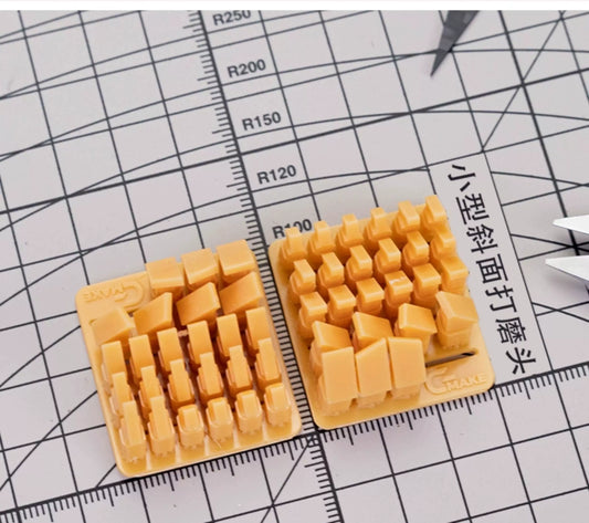 GZ Studio G-Make Mini Bevel Sanding Head – Model Tool for Hobby, Designer Toys & Display Pieces