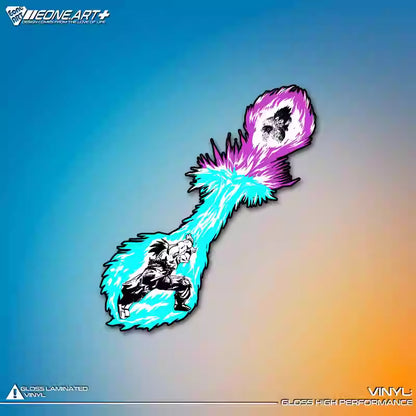 EONE Stickers Reflective Anime Waterproof Car & Glass Sticker STI0075