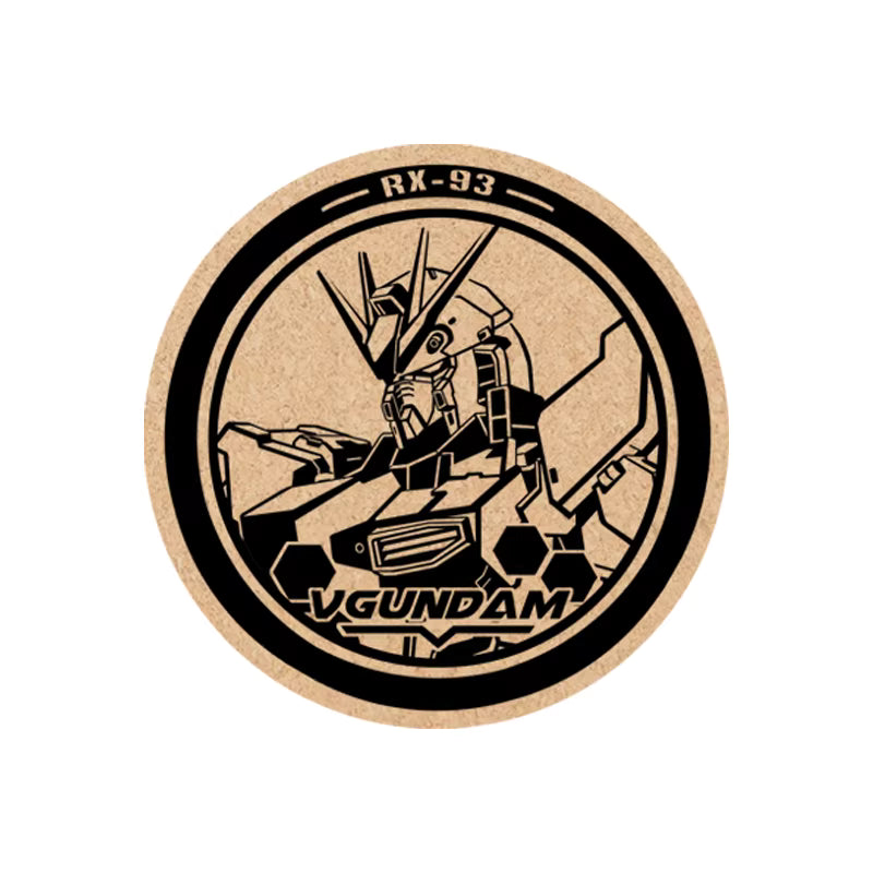 Comic Tale Mecha Design Cork Coaster