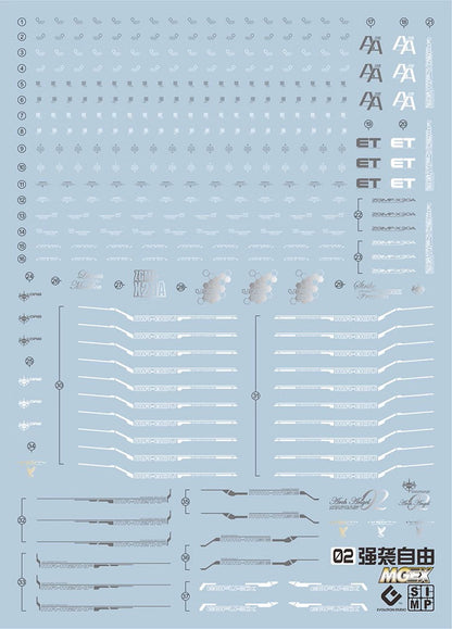 EVO - MGEX-02 MGEX Strike Freedom Evolution Studio Decals