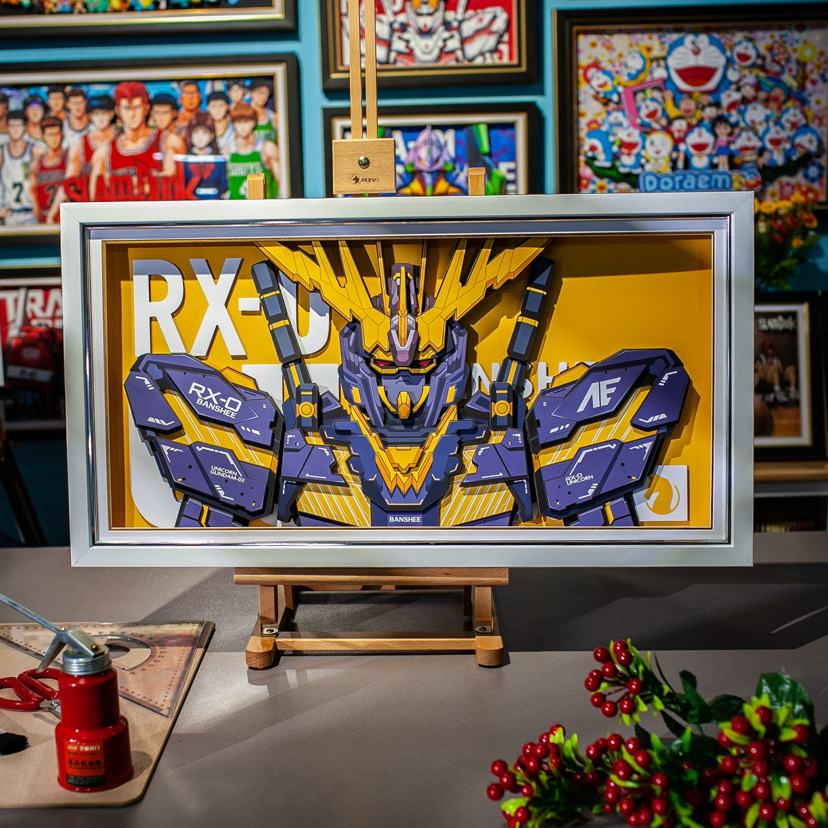 Framed Arts Handmade 3D Decor Paper Art RX-0 Banshee Picture