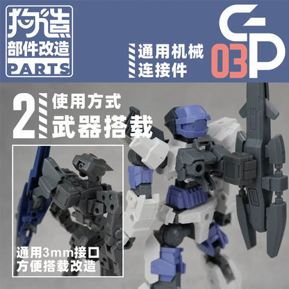 GZ Studio GP Series High-Definition Detail-Up 3D Print Model Kits Parts Custom Gundam Fist Hands Upgrade Parts – Federation Type for HG/RG & Kotobukiya Models