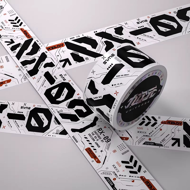 NDU Waterproof Decorative PET（Residue-Free）Tape for Designer Toys, Displays, Desktops & Creative Custom Projects