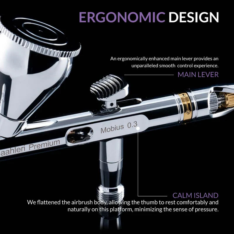Gaahleri Premium Series GHPM-Mobius 0.3mm Airbrush