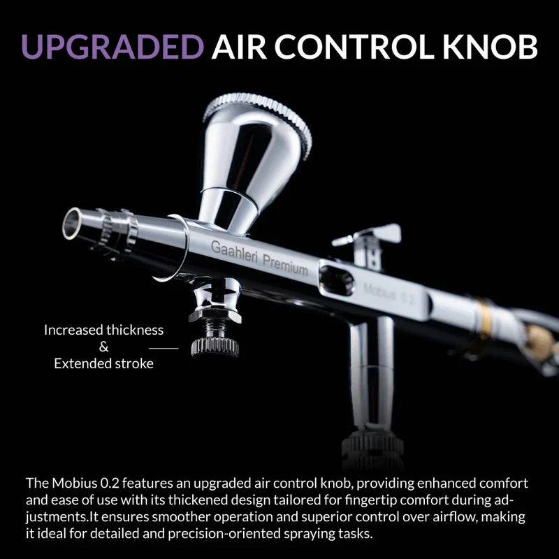 Gaahleri Premium Series GHPM-Mobius 0.2mm Airbrush