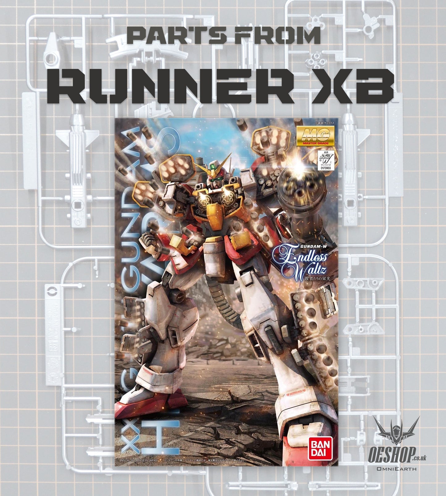 PART - 1/100 MG XXXG-01H Gundam Heavyarms EW - Runner XB