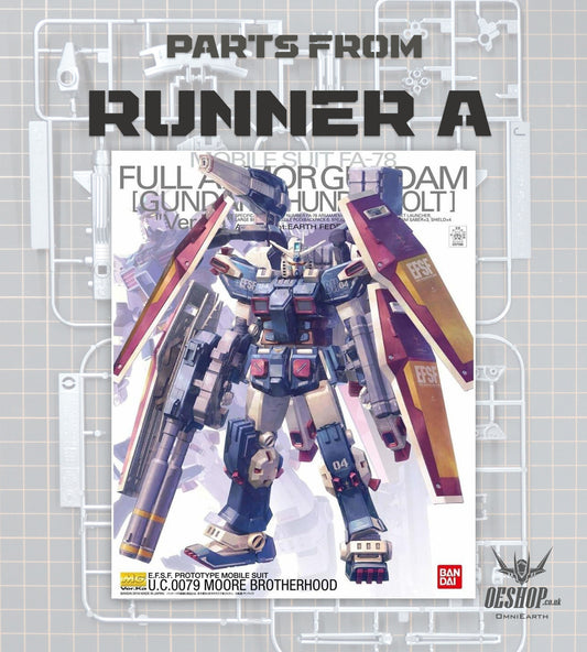 PART - 1/100 MG Full Armor Gundam Ver.Ka (GUNDAM THUNDERBOLT Ver.) - Runner A