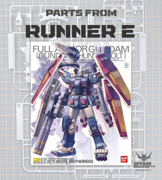 PART - 1/100 MG Full Armor Gundam Ver.Ka (GUNDAM THUNDERBOLT Ver.) - Runner E