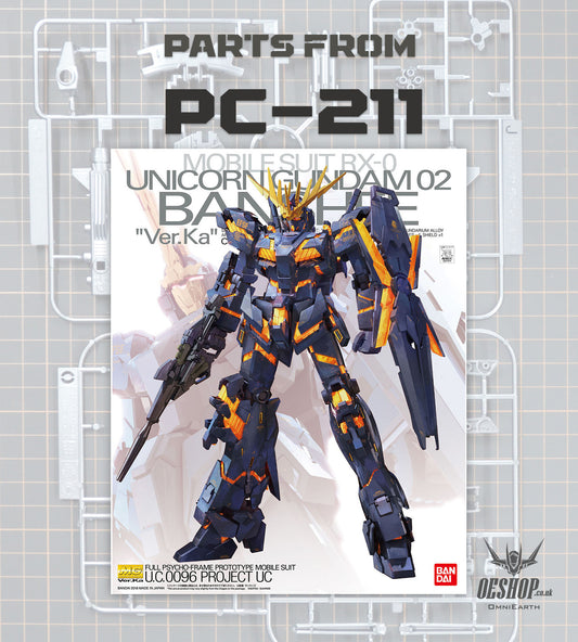 PART - 1/100 MG Unicorn Gundam 02 Banshee Ver.Ka - Runner PC-211