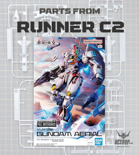 PART - 1/100 Full Mechanics The Witch From Mercury Gundam Aerial - Runner C2