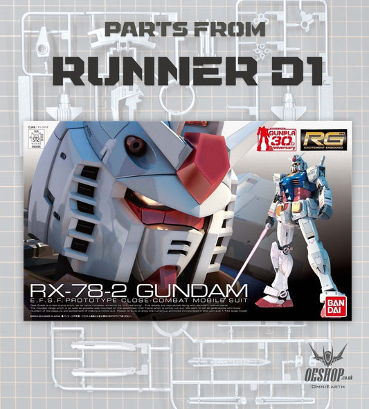 PART - 1/144 RG 01 RX-78-2 GUNDAM - Runner D1