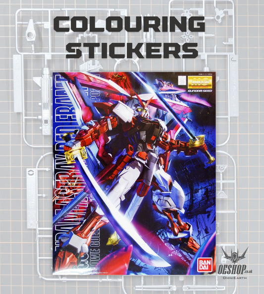 PART - 1/100 MG Gundam Red Frame Astray Kai - Colouring Stickers