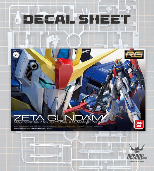 PART - 1/144 RG 10 MSZ-006 Zeta Gundam - Decals