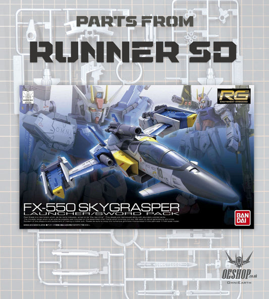 PART - 1/144 RG 06 FX-550 Skygrasper Launcher/Sword Pack - Runner SD