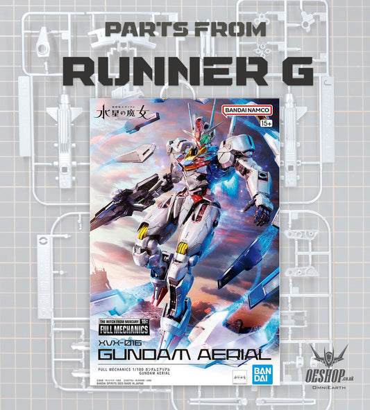 PART - 1/100 Full Mechanics The Witch From Mercury Gundam Aerial - Runner G