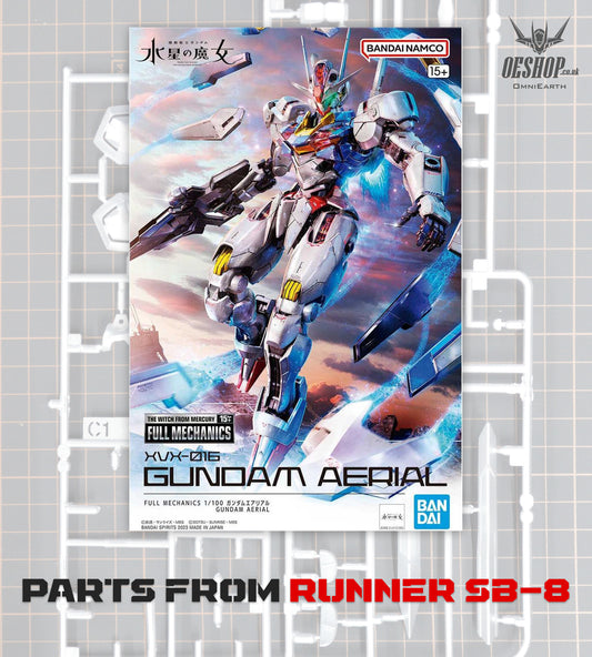 PART - 1/100 Full Mechanics The Witch From Mercury Gundam Aerial - Runner SB-8