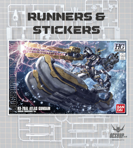 PART - 1/144 HGGT RX-78AL Atlas Gundam (Gundam Thunderbolt Ver.) - Runners & Stickers
