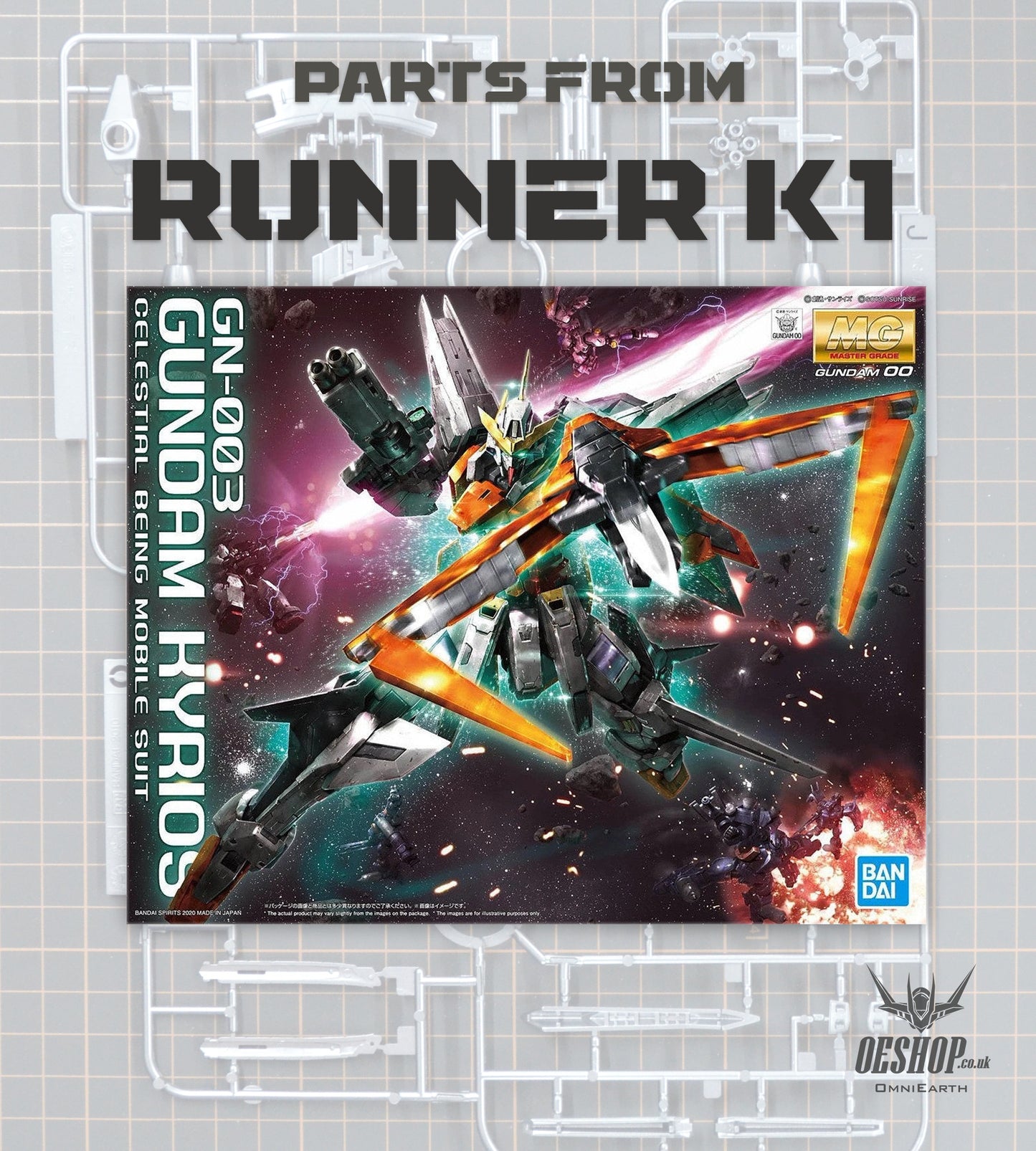 PART - 1/100 MG Gundam Kyrios - Runner K1