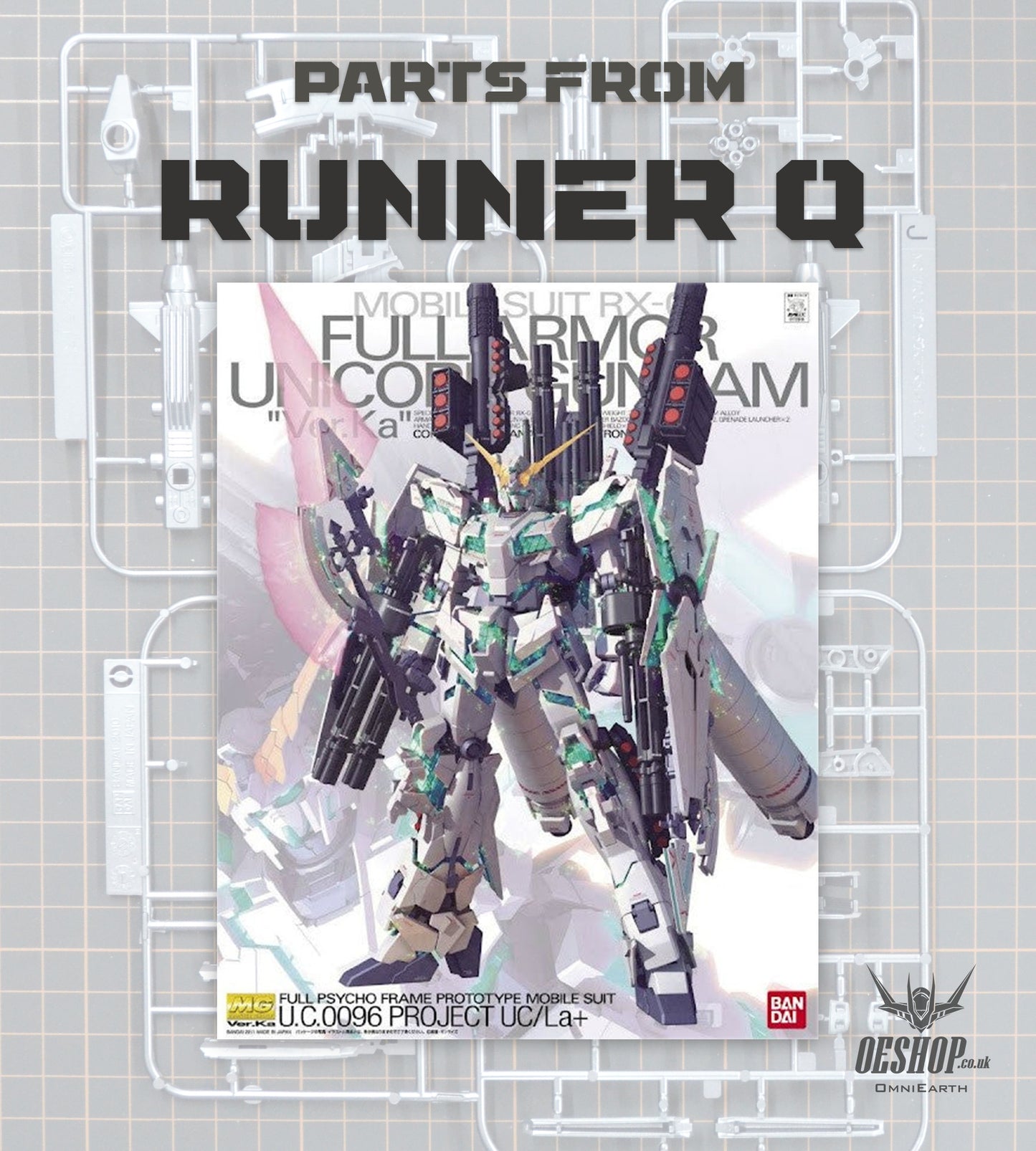 PART - 1/100 MG Full Armor Unicorn Gundam Ver.ka - Runner Q