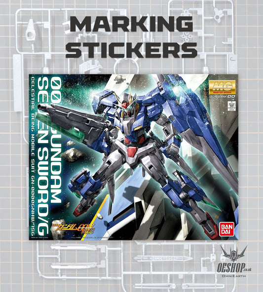 PART - 1/100 MG 00 Gundam Seven Sword/G - Marking Stickers