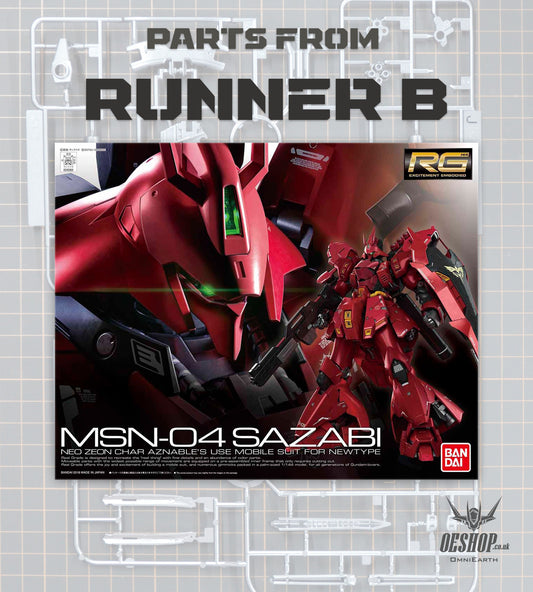 PART - 1/144 RG 29 MSN-04 Sazabi - Runner B