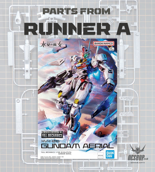 PART - 1/100 Full Mechanics The Witch From Mercury Gundam Aerial - Runner A