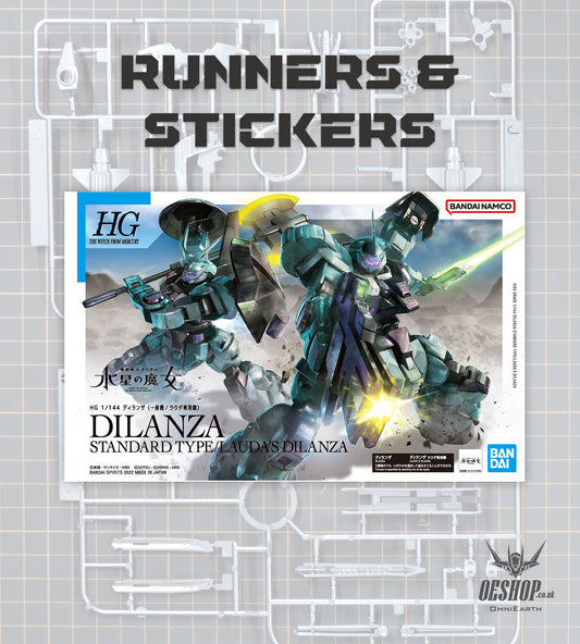 PART - 1/144 HGTWFM 05 Dilanza Standard Type/Lauda 's Dilanza (The Witch from Mercury) - Runners & Stickers