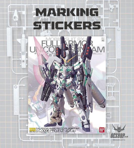 PART - 1/100 MG Full Armor Unicorn Gundam Ver.ka - Marking Stickers