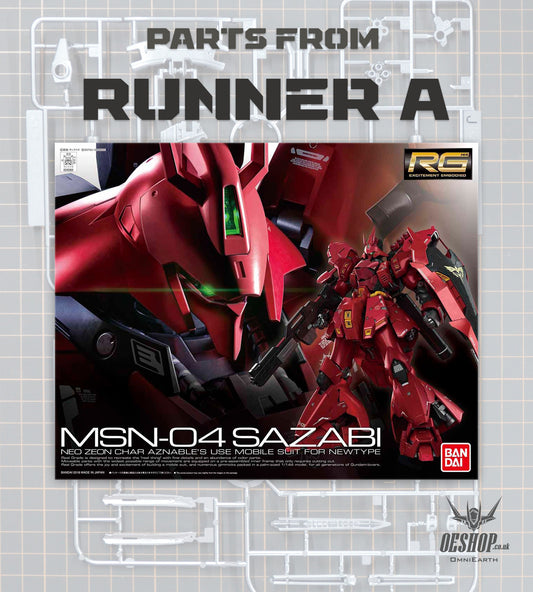 PART - 1/144 RG 29 MSN-04 Sazabi - Runner A