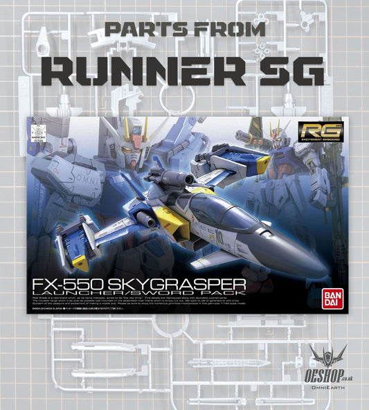 PART - 1/144 RG 06 FX-550 Skygrasper Launcher/Sword Pack - Runner SG