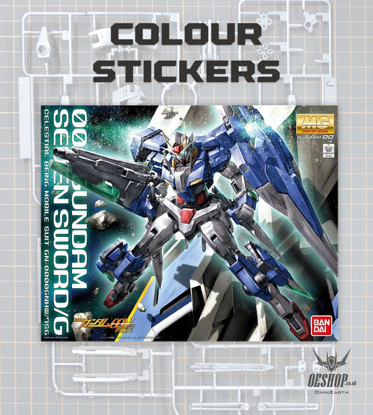 PART - 1/100 MG 00 Gundam Seven Sword/G - Colour Stickers