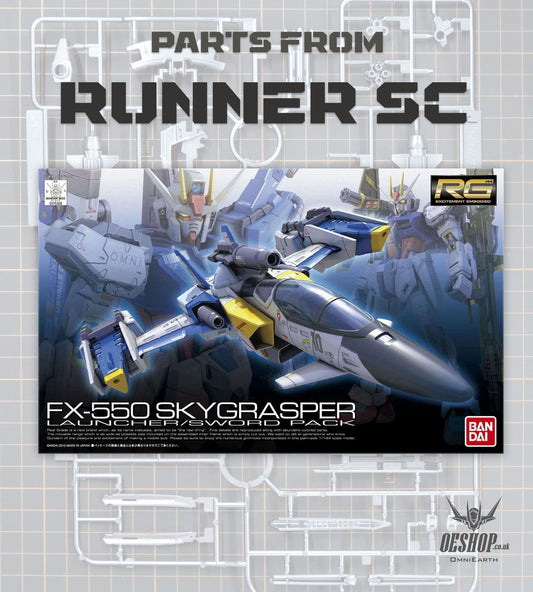 PART - 1/144 RG 06 FX-550 Skygrasper Launcher/Sword Pack - Runner SC