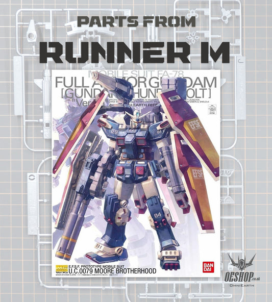 PART - 1/100 MG Full Armor Gundam Ver.Ka (GUNDAM THUNDERBOLT Ver.) - Runner M
