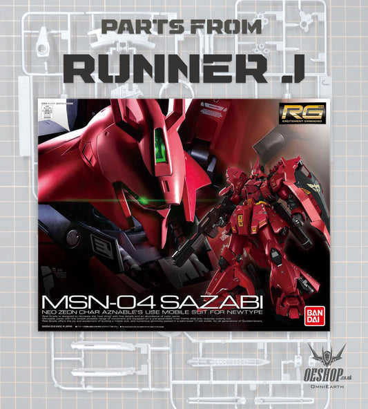 PART - 1/144 RG 29 MSN-04 Sazabi - Runner J