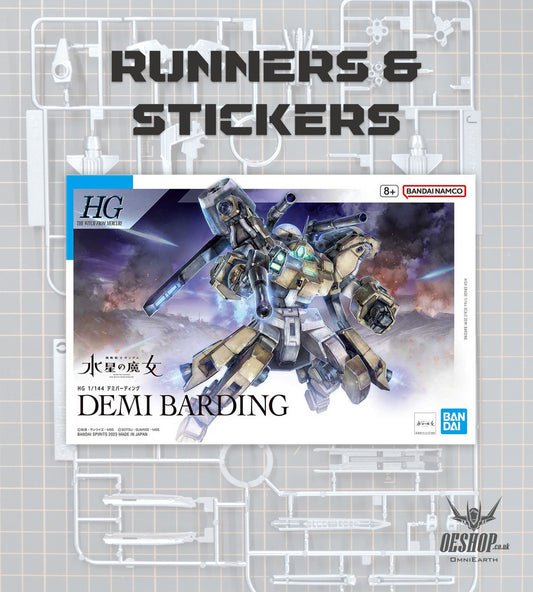 PART - 1/144 HGTWFM 23 Demi Barding (Mobile Suit Gundam: The Witch from Mercury) - Runners & Stickers