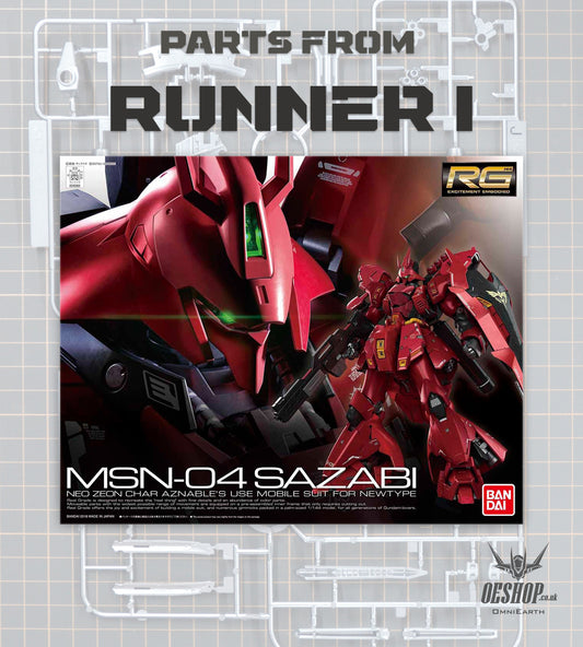 PART - 1/144 RG 29 MSN-04 Sazabi - Runner I
