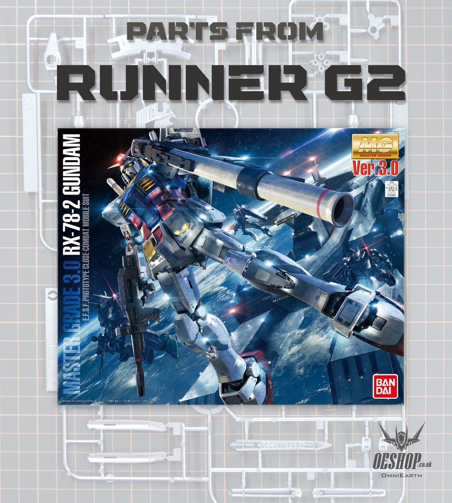 PART - 1/100 MG RX-78-2 Gundam VER. 3.0 - Runner G2