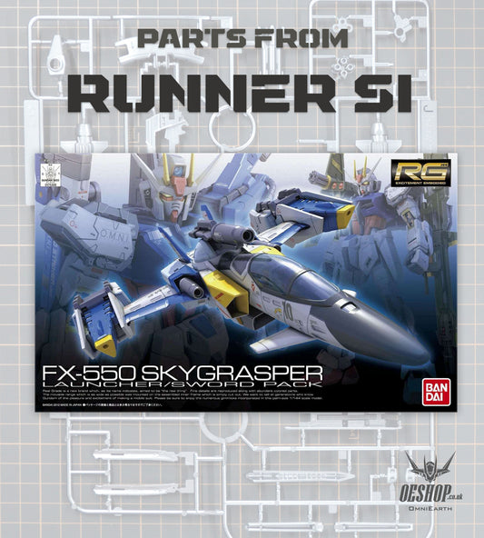 PART - 1/144 RG 06 FX-550 Skygrasper Launcher/Sword Pack - Runner SI