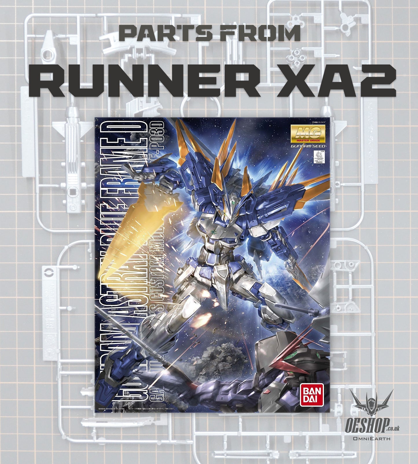 PART - 1/100 MG Gundam Astray Blue Frame D - Runner XA2