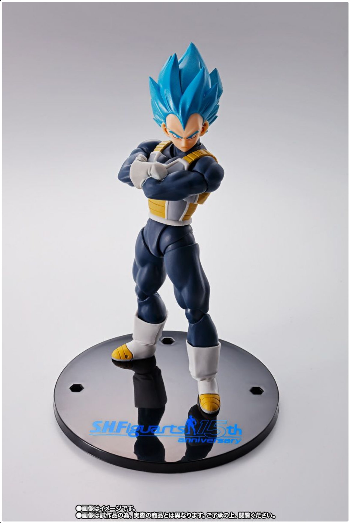 Bandai Tamashii Nations S.H. Figuarts Dragon Ball Super Saiyan God Super Saiyan Vegeta (15th Anniversary Ver.)