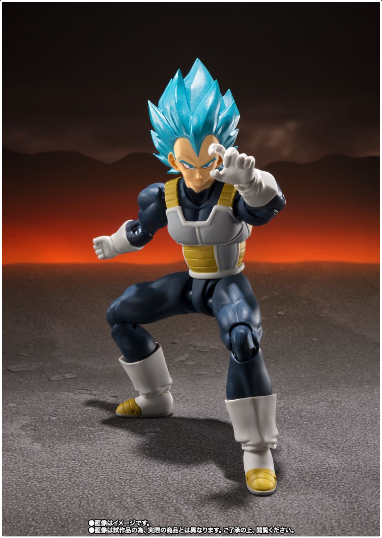 Bandai Tamashii Nations S.H. Figuarts Dragon Ball Super Saiyan God Super Saiyan Vegeta (15th Anniversary Ver.)