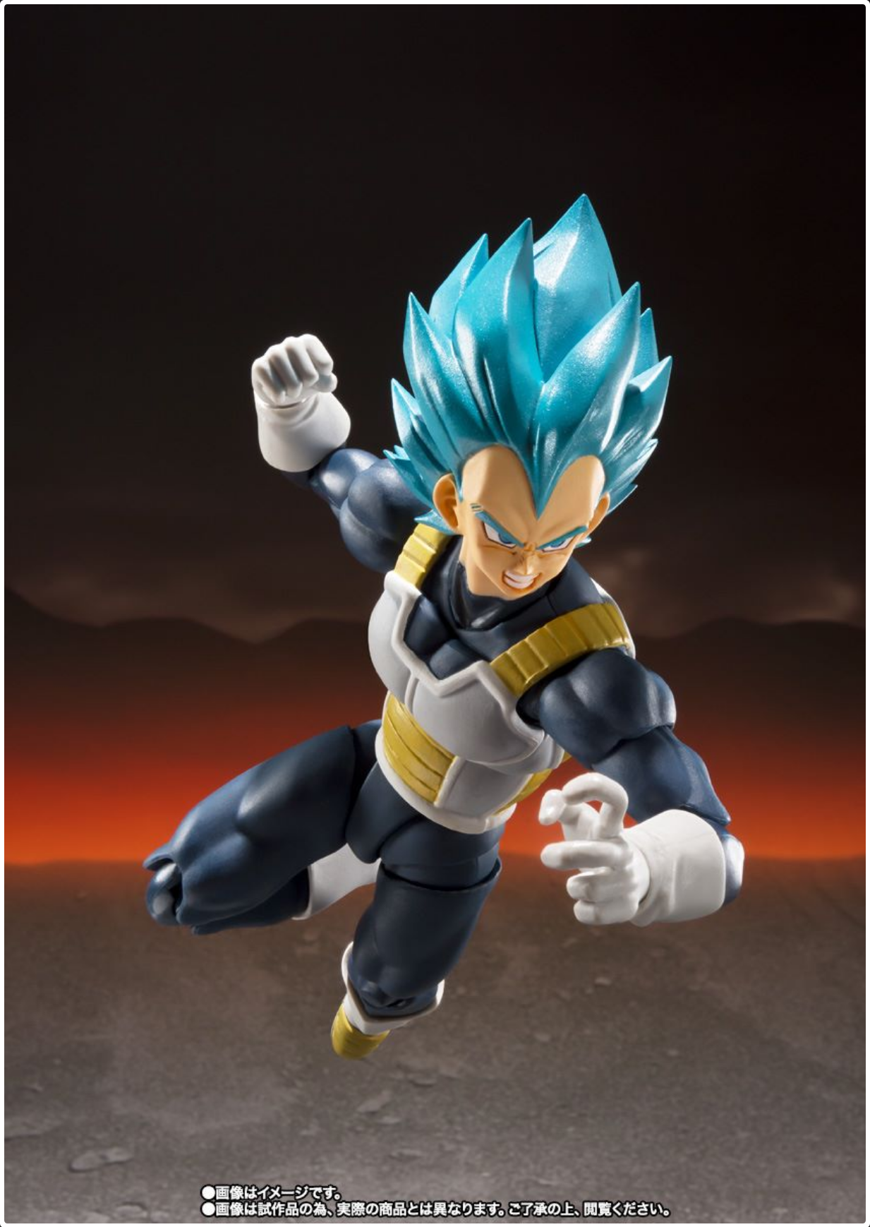 Bandai Tamashii Nations S.H. Figuarts Dragon Ball Super Saiyan God Super Saiyan Vegeta (15th Anniversary Ver.)