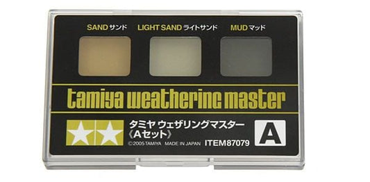 Tamiya 87079 Weathering Master A Set: Mud - Sand - Light Sand