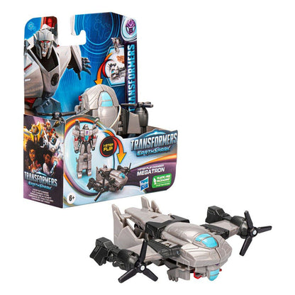 Transformers EarthSpark 1-Step Flip Changer Figure Megatron