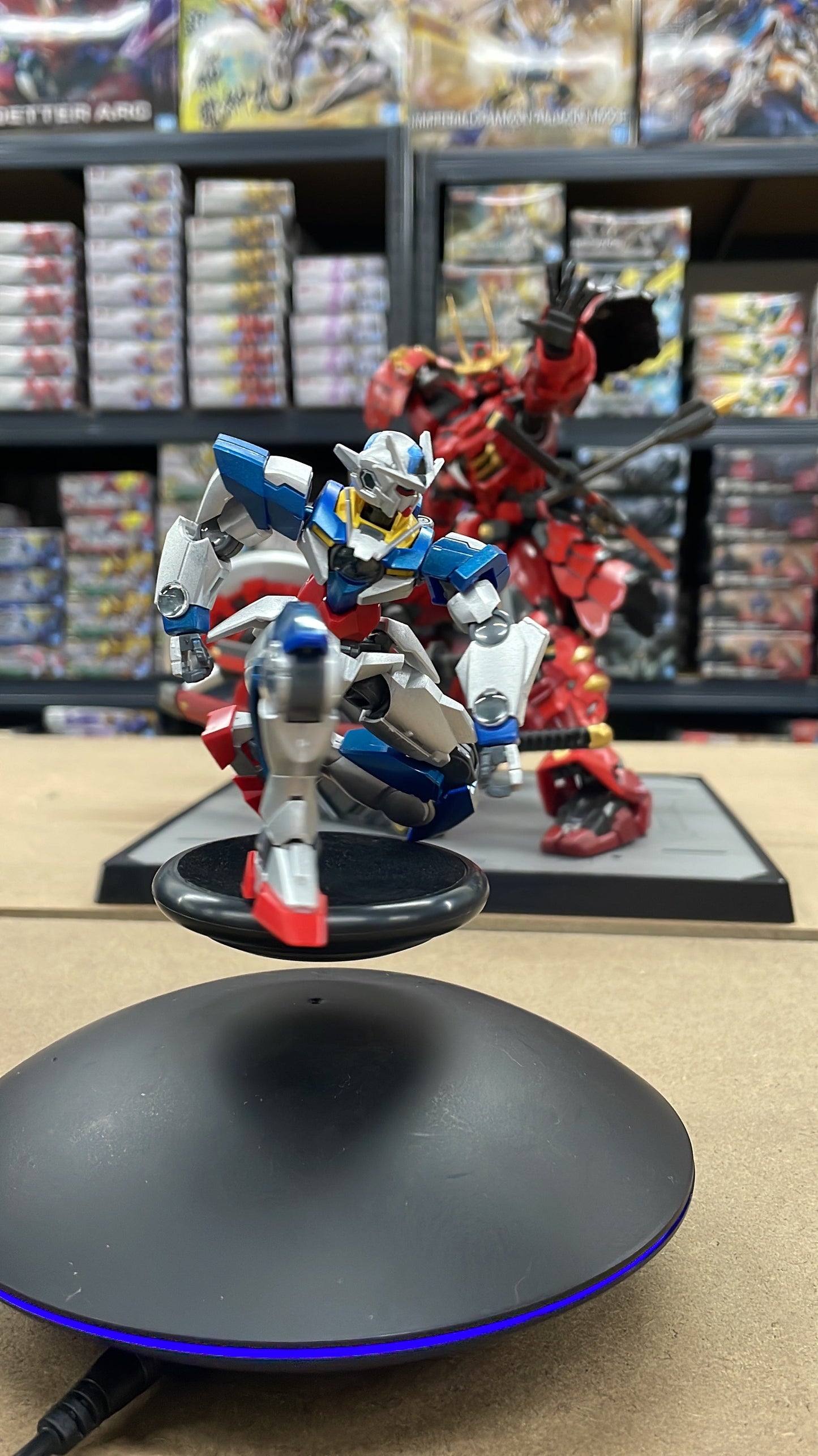 LED Electric Magnetic Levitation Floating Display Stand