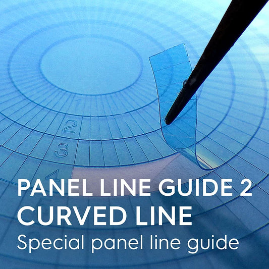 Gunprimer Panel Line Guide 2 Curved Line PLG2-C3