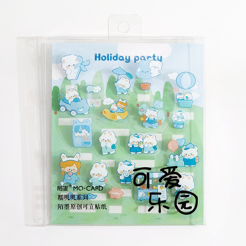 MO.CARD Mochi Series Stickers (20 pieces)